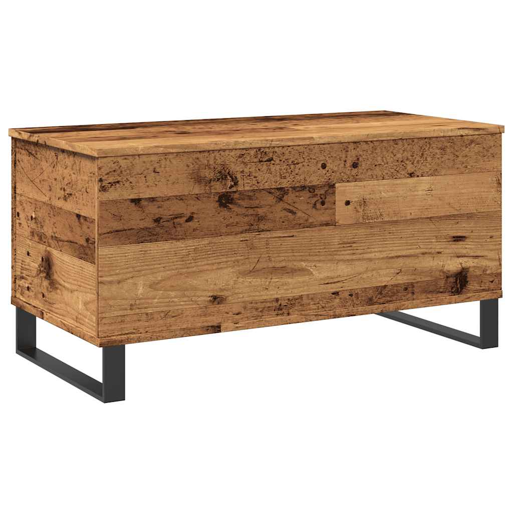 Coffee Table with Vintage Wood Look 90 x 44.5 x 45 cm Engineered Wood