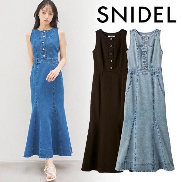 Limited time 10% OFF/Same day shipping/SNIDEL Amethyst denim dress SWFO262050 2026 Spring/Summer