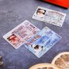 5-10 Cards Santa Claus Drivers Licence Merry Christmas Gift For Children Kids Favors 2025 New Year Party Decoration Supplies