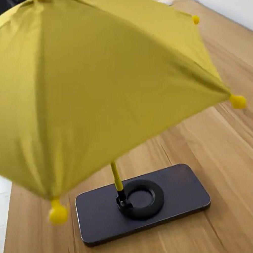 Flexible Angle Design Phone Umbrella Sun Shade Magnetic Phone Stand  Cycling Protection