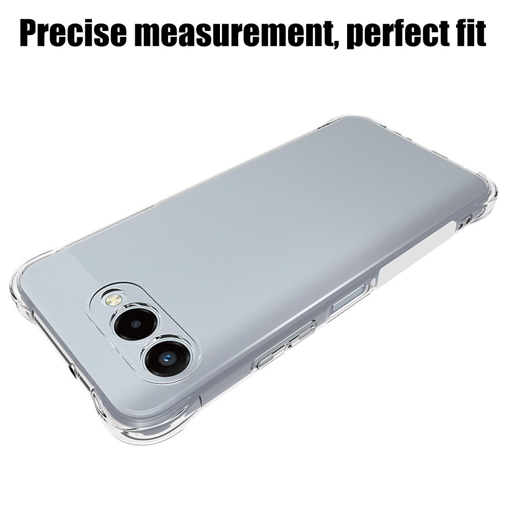 Clear Case For T-Mobile Revvl 8 5G, Transparent Shockproof Protective Cover, Anti-Scratch Anti-Yellowing Phone Shell