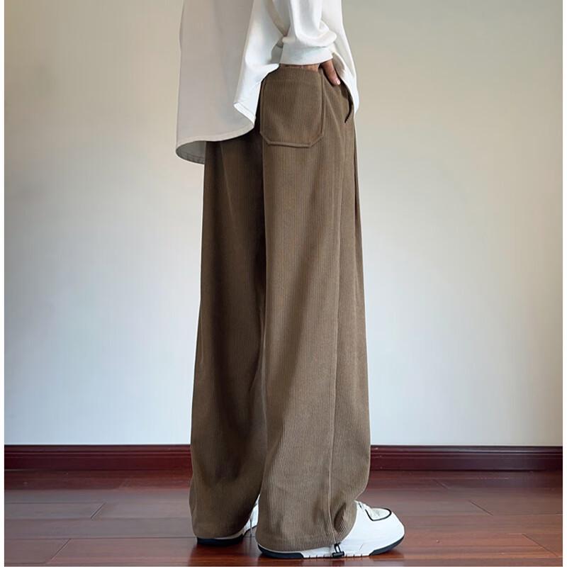 NASA MARVEL Men's Corduroy Straight-Leg Casual Pants