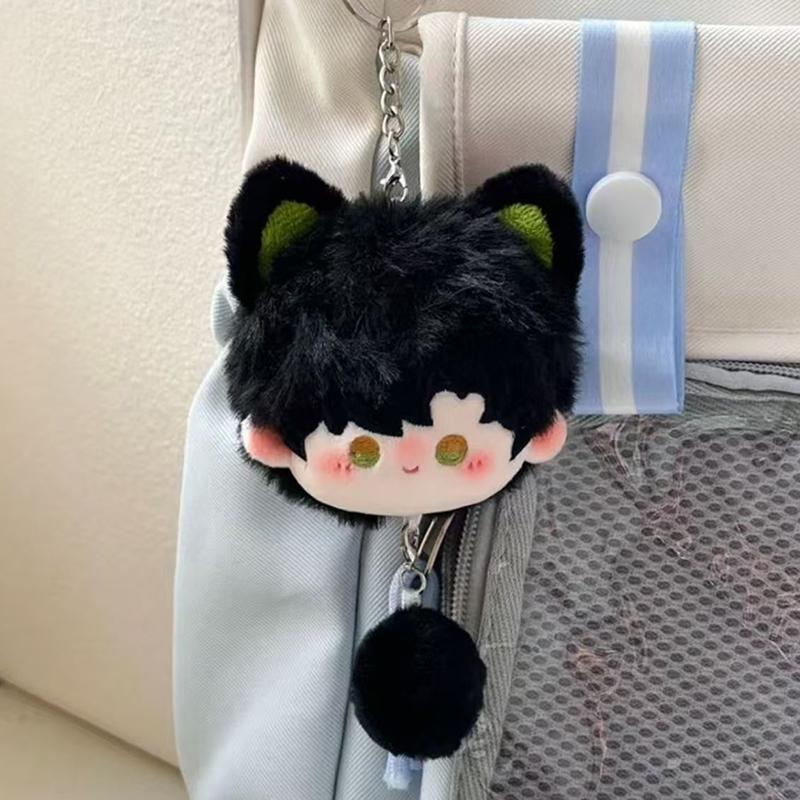 Игра Любовь и Глубокий космос Ксавье Сайлус Рафаэль Косплей Брелок Плюшевая Фигурка Кукла Брелок Цепочка для Ключей Подвеска для Сумки Рюкзака Реквизит Подарок 10CM серебряный