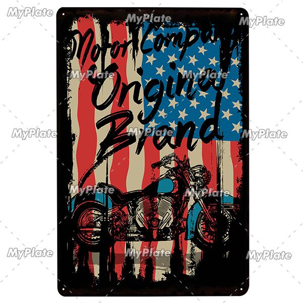 Motorbike Metal Sign Vintage Plaque Tin Sign Wall Decor For Garage Plate Crafts Art Ride Or Die Poster Gift Custom Drop Shipping
