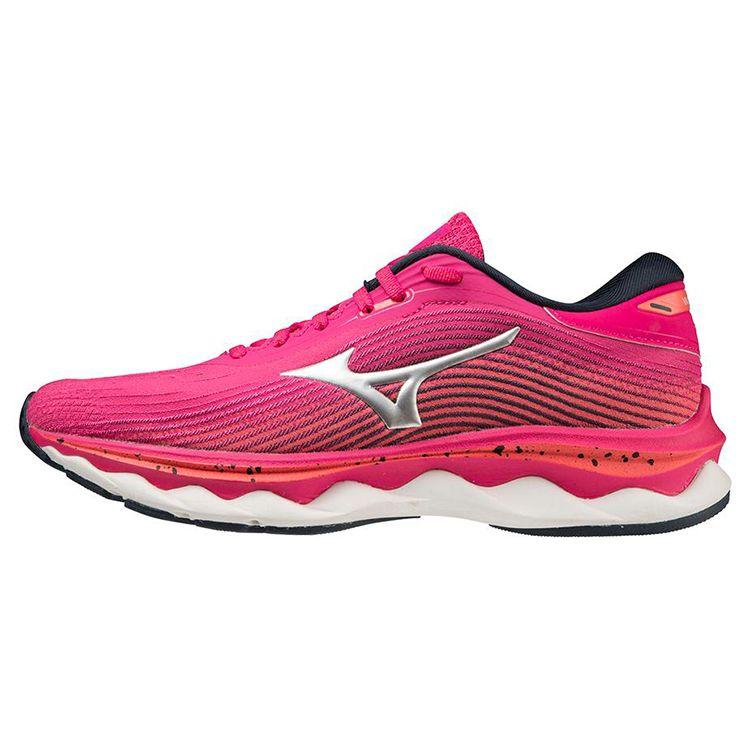 Mizuno Wave Sky 5 Odolné Běžecké Boty s Nízkým Svrškem Dámské tenisky Růžové J1GD210208