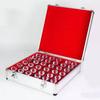 Fansing 36-Compartment Aluminum Alloy Seal Storage Box