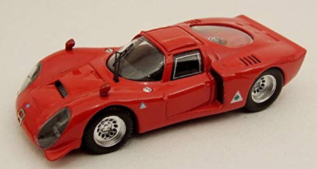 

BEST MODEL Alfa Romeo 68 Test Car Red 9114 1/43 33.2