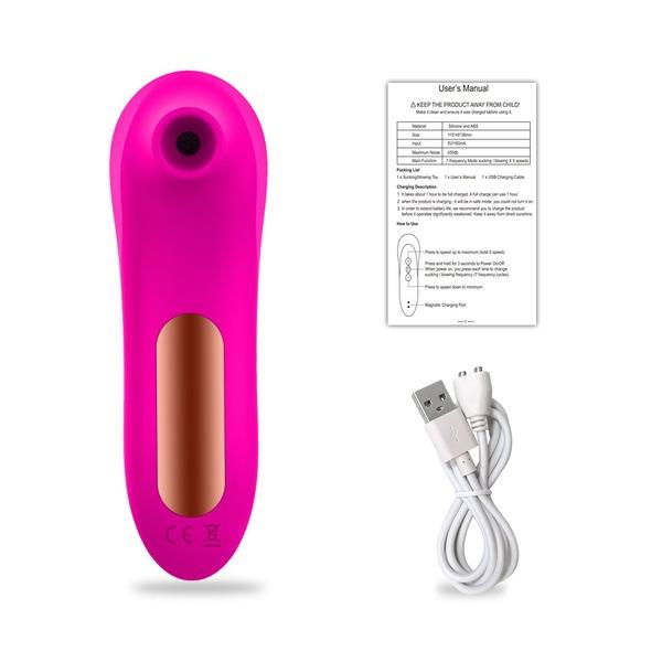 Clit Sucker Vibrator Oral Licking Pussy Tongue Vibrating Nipple Sucking Blowjob Clitoris Stimulator