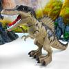 Electric Walking Dinosaur Robot Toy with LED Lights And Sounds Spraying Function Mechanical Model for Kids Birthday Gifts