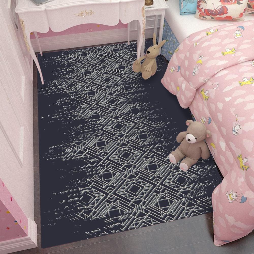 Simple Carpet Cartoon Living Room Bedroom Kitchen Sofa Table Balcony Rug Non-slip Washable Mat Exquisite Home Ornaments