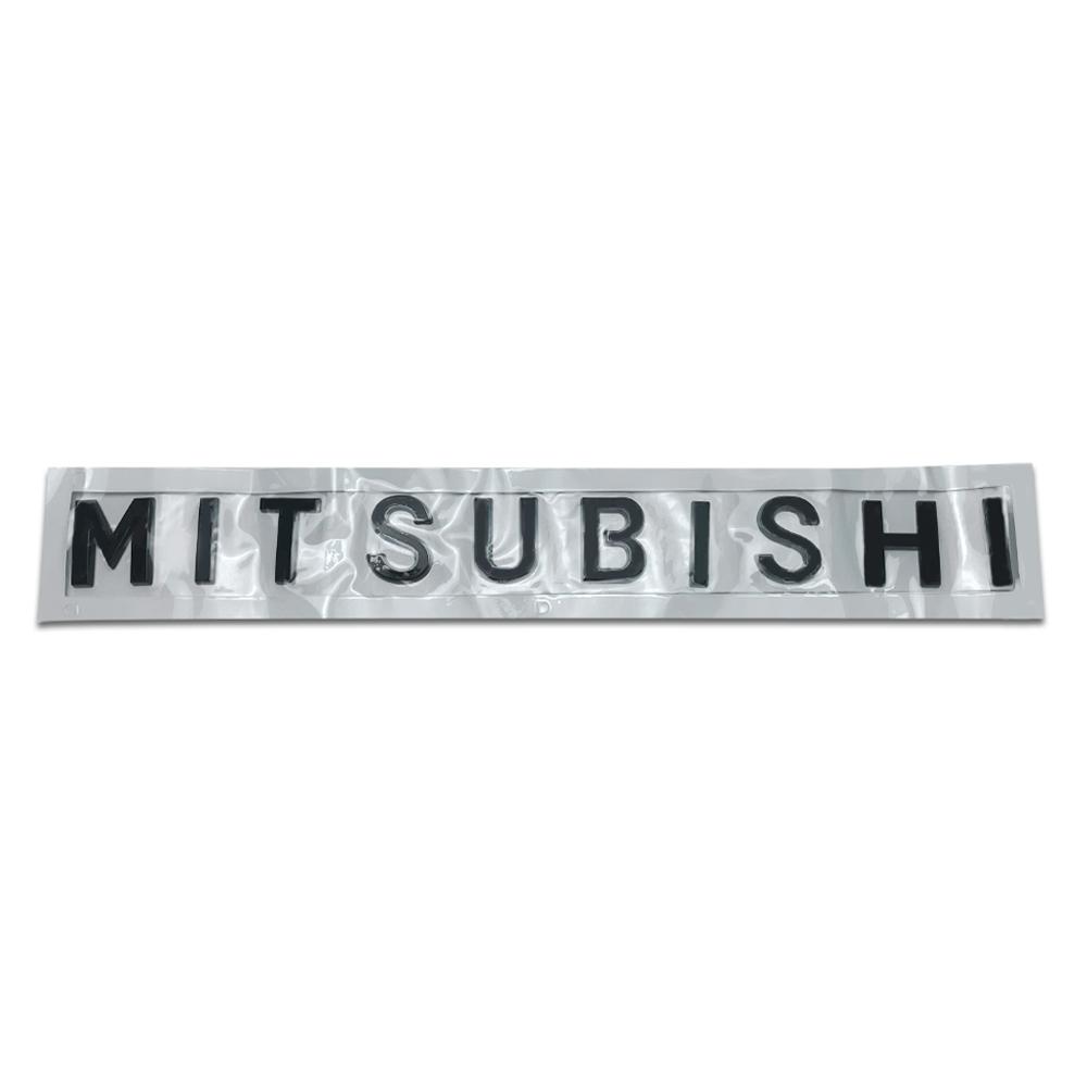 

3D ABS Car Front Hood Letter Logo Badge Styling Sticker For Mitsubishi Ralliart Lancer EX Outlander 3 Pajero 4 Galant ASX L200 For Mitsubishi