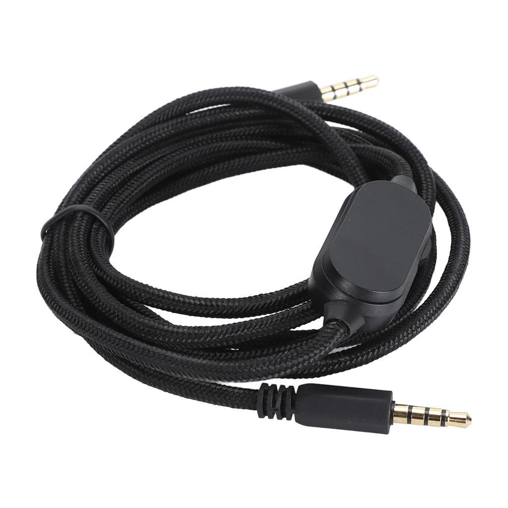 Earphone Cable 1.6m Versatile Lossless Sound Quality Earphone Wire with Microphone Replacement for Alienvvare AW720H