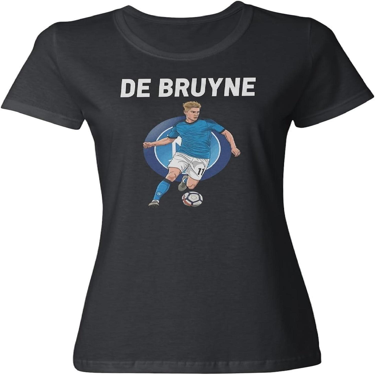 

De Bruyne 11 Inspired - Napoli Soccer Fans Tribute Ladies Crewneck T-Shirt S