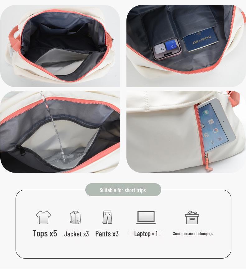 Reise- & Sporttasche: Trocken-/Nasstrennung, Trolley-kompatibel, Perfekt für Freizeit- und Geschäftsreisen im Freien, Schulter- und Crossbody-Optionen