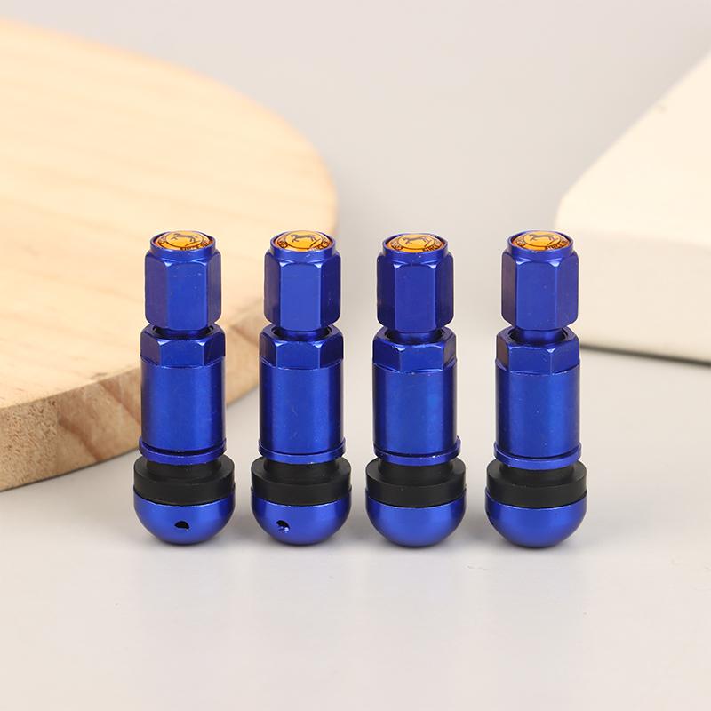 4 Buc. Aliaj Aluminiu Mașină Tubeless Roată Anvelopă Valvă Durabilă Profesională Accesorii Anvelopă Auto Tijă Fund Rotund Capac Hexagonal Mașină