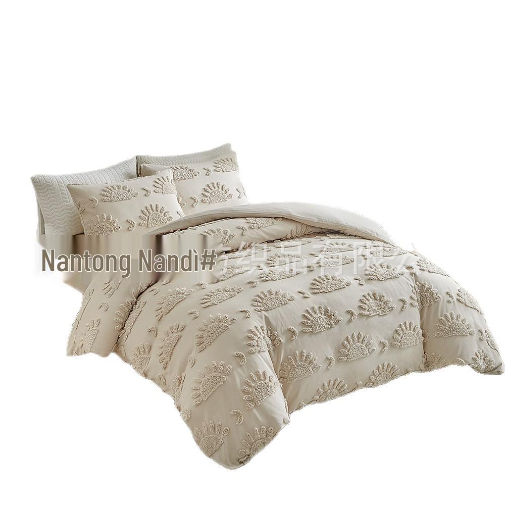 

Khaki Tufted Cut-Pile Duvet Cover Sets for Bedding, Also Usable as Quilts EU Single: 135x200cm