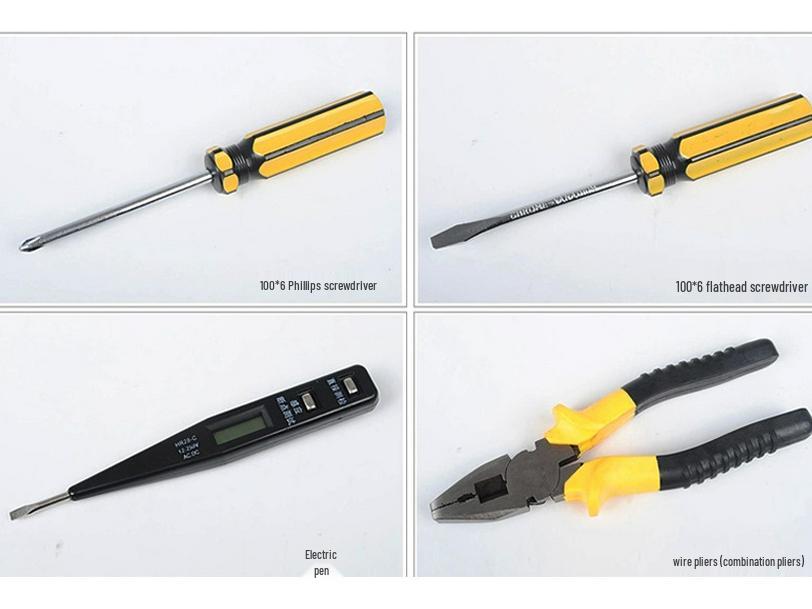 16-teiliges Autoreparaturwerkzeugset: Kfz- & Haushaltswerkzeugsatz