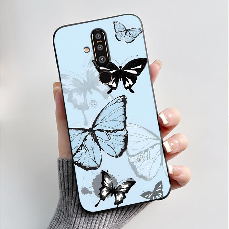 Printed Phone Case For Nokia 8.1 plus/NOKIA X71/Nokia 8 Soft Silicone Shell For Nokia 8 Sirocco Cover Cute Flower Cartoon Casing