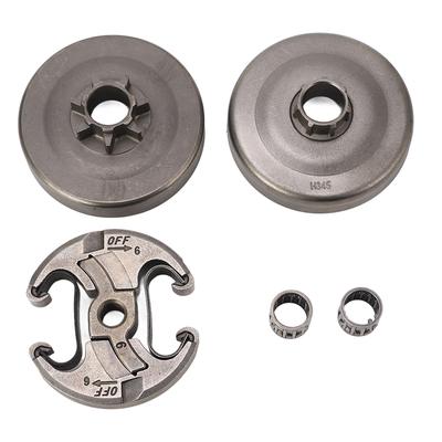 Conjunto de Embreagem para Motosserra 0.325 7T 537291702 Kit de Rolamento do Tambor da Embreagem Substituição Para Motosserra Husqvarna 455 460 Rancher