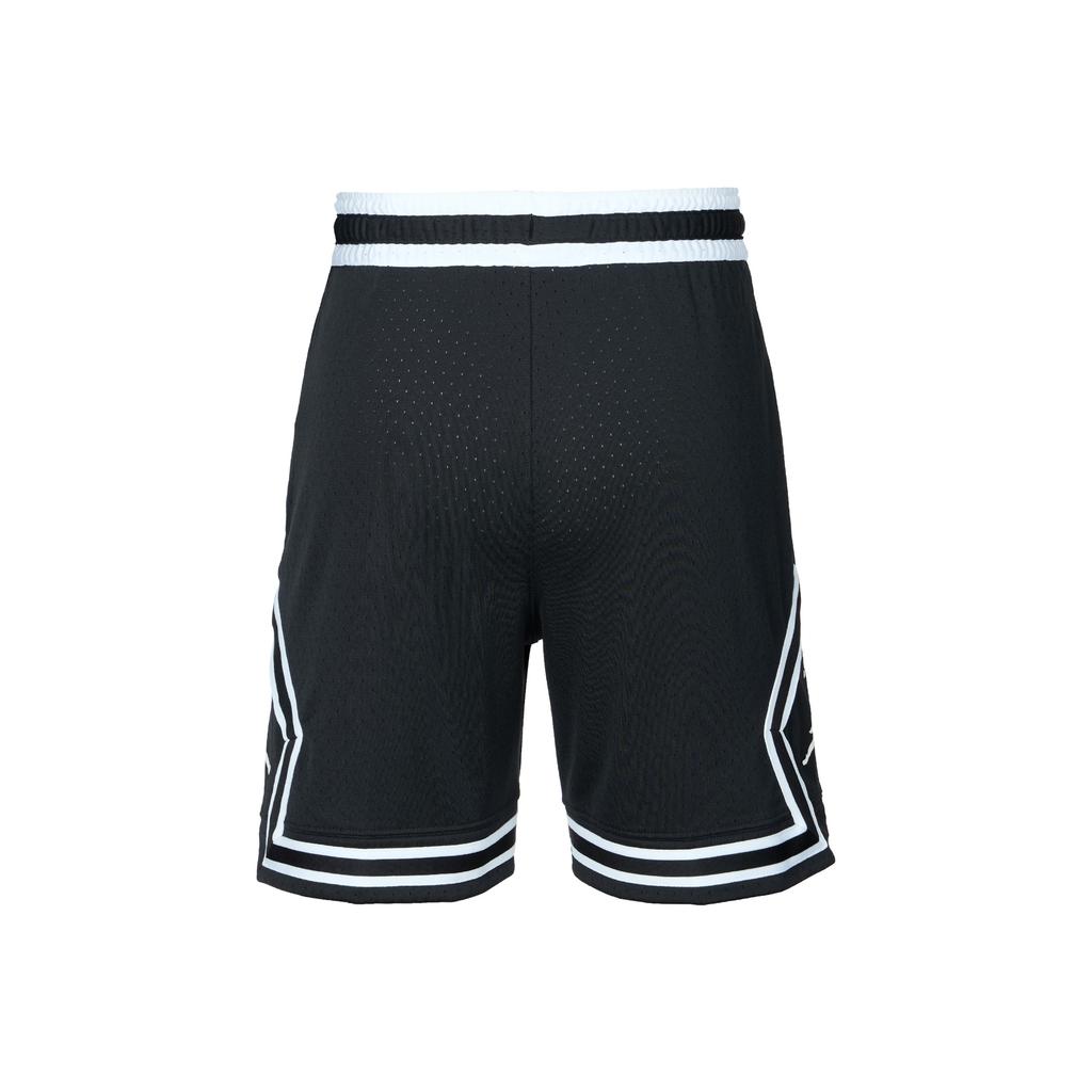Jordan Dri-FIT Diamondsport Logo Outdoor Mid-Waist Elastic Drawstring Casual Shorts Men Shorts Black White FV8613011