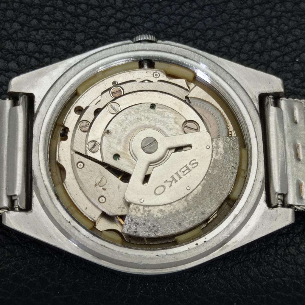 AUTOMATIC 6309A VINTAGE SEIKO 5 JAPAN MENS WHITE COLOR DIAL WATCH A701475-5