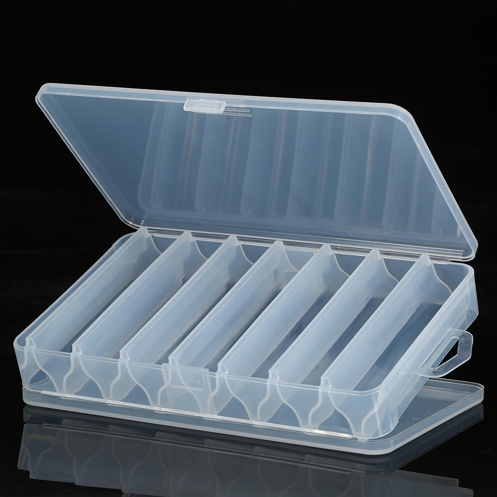2PCS 14 Compartments Fishing Tackle Box Double Sided Fishing Bait Box  for Outdoor Fishing
