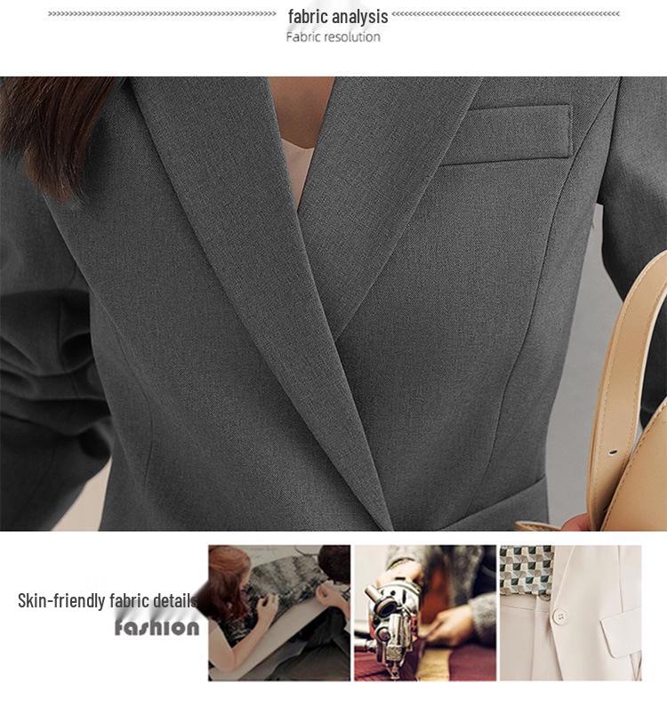 Women's Slim-Fit Professional Suit Set, New Autumn/Winter Collection, Ideal for Real Estate or 4S Store Sales Office