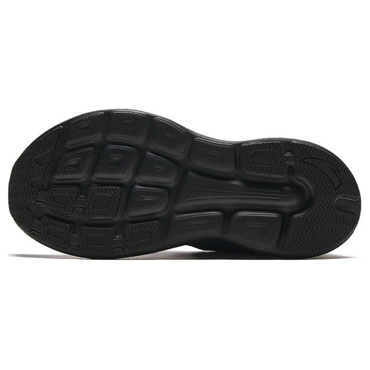 Anta Comfortable Shock Absorbing Lightweight Low Top Running Shoes Women sneaker Black 122425521-7