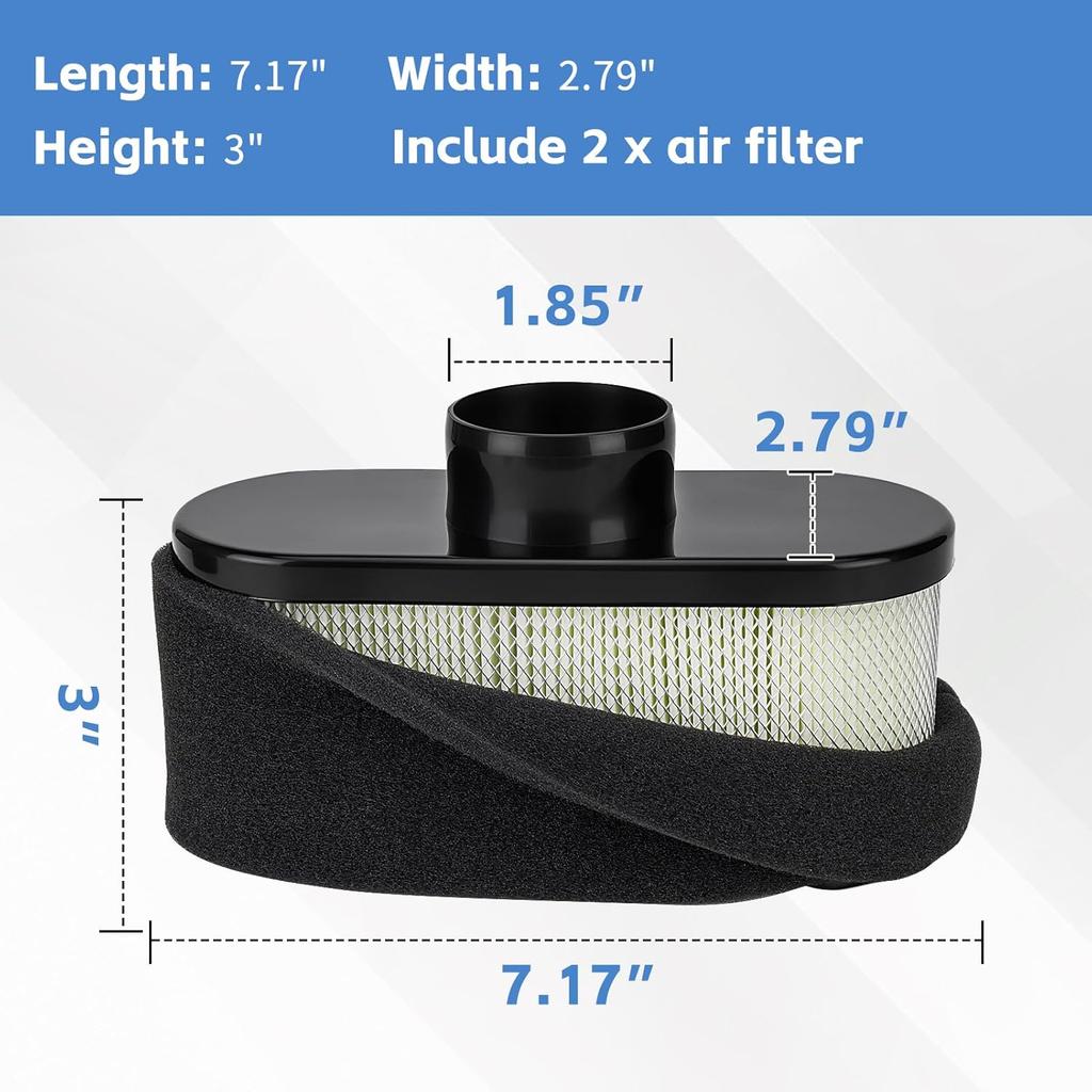 LOCOPOW FR691V Air Filter Part 11013-0752 For Kawasaki FR651V FR730V FS481V FS541V With 11013-0726 11013-7046 FS600V FS651V FS691V FS730V 4 Stroke