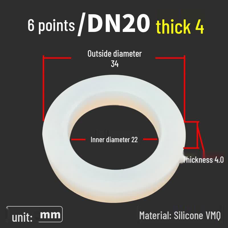 Silicone Quick Connector Gasket DN20