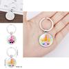 New Crown Unicorn Time Gem Simple Pendant Keychain Bag Charm Zinc Alloy