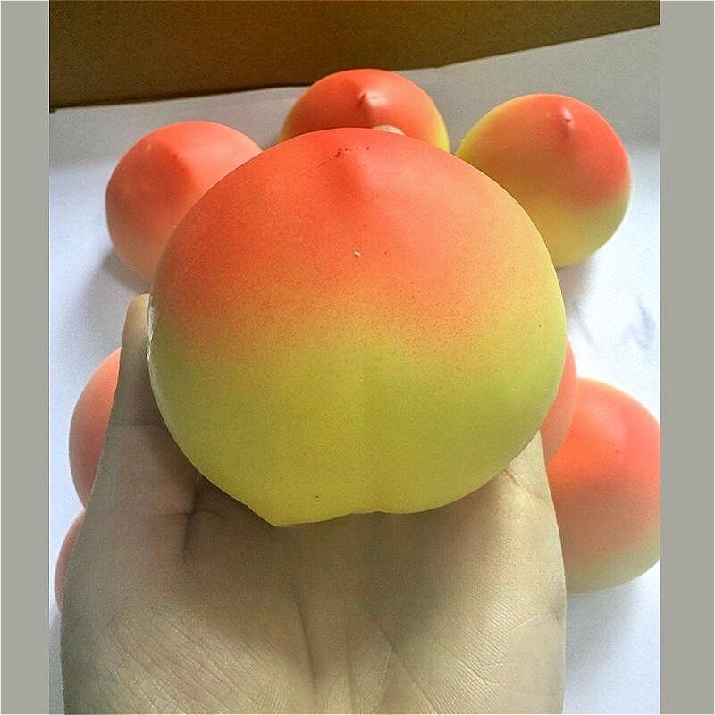 Simulation Of Gradual Pink Yellow Peach Modeling Soft Plastic Ornaments Soft Glutinous Sticky Slow Rebound Decompression Toy
