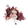 Bridal Bouquets for Wedding Party, Artificial Rose Wedding Bouquet with Pearl 55KF