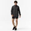 Mizuno Laufbekleidung Premium Packbare Wasserabweisende Schwarze Jacke, J2MEC000, Herren,