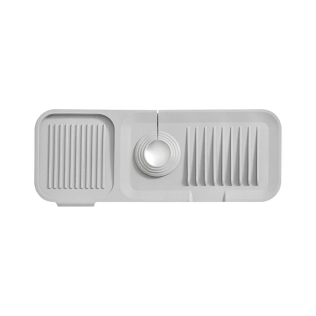 Silicone Faucets Water Catchers Mat Faucets Mat for Kitchen Sink Protectors Anti-splash Countertop Sink Draining Pad