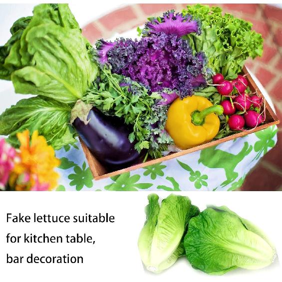 Artificial Vegetable Faux Lettuce Fake Fruit House Decor Kitchen Party Garlands