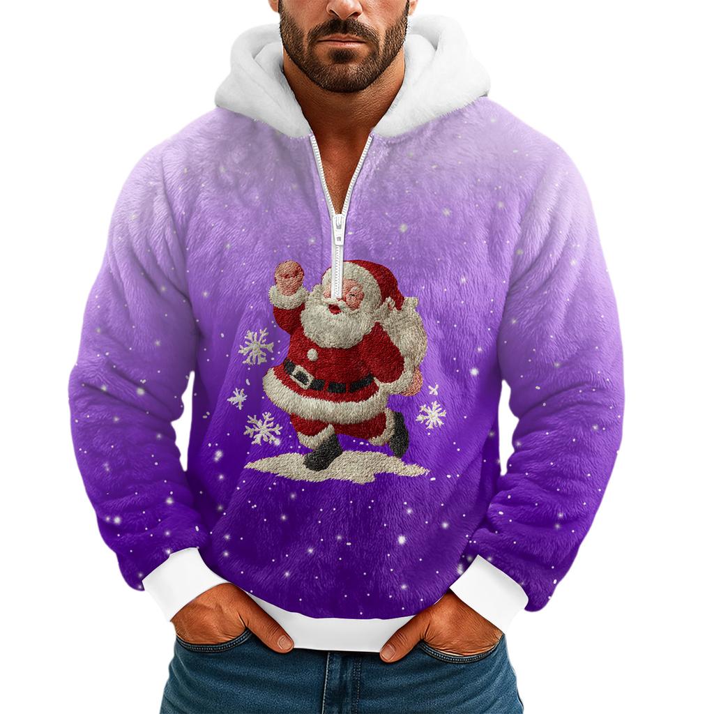 Sportstreningsdrakt med hette Unisex løpeantrekk Langermet genser Hettegenser Genser