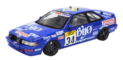 Racing Series Toyota Corolla Levin AE92 1989 Spa 24 Hour Race Plastic Model PN24016 Platz/NuNu 1/24