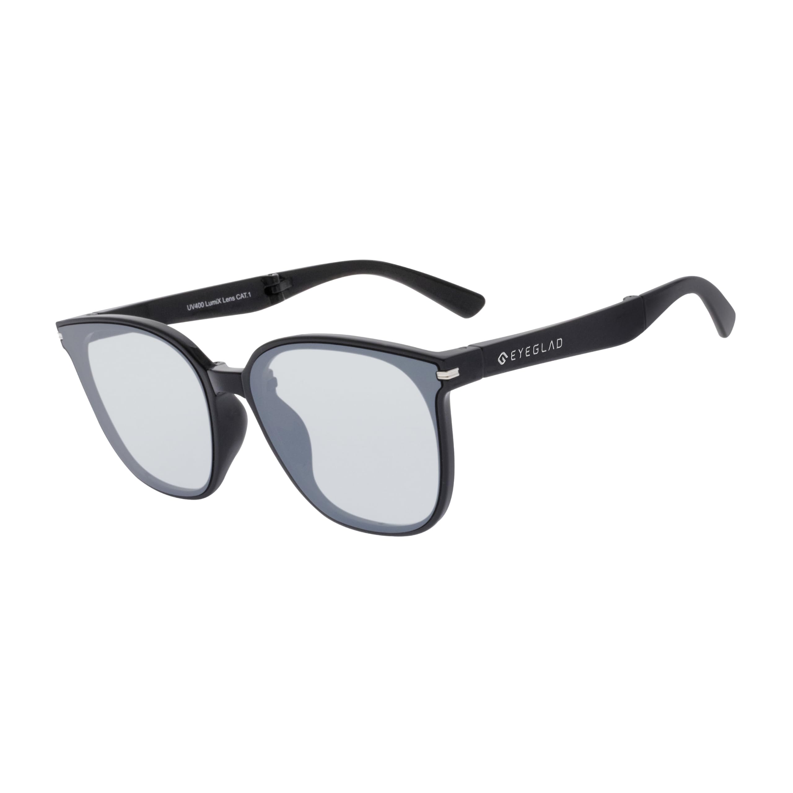 

[EYEGLAD] SUNFOLD EDGE Складные солнцезащитные очки UV400 LumiX Высококачественные Линзы, устойчивые к морской воде Для улицы Повседневные Унисекс Путешествия (ОбсидианСветло-серый
