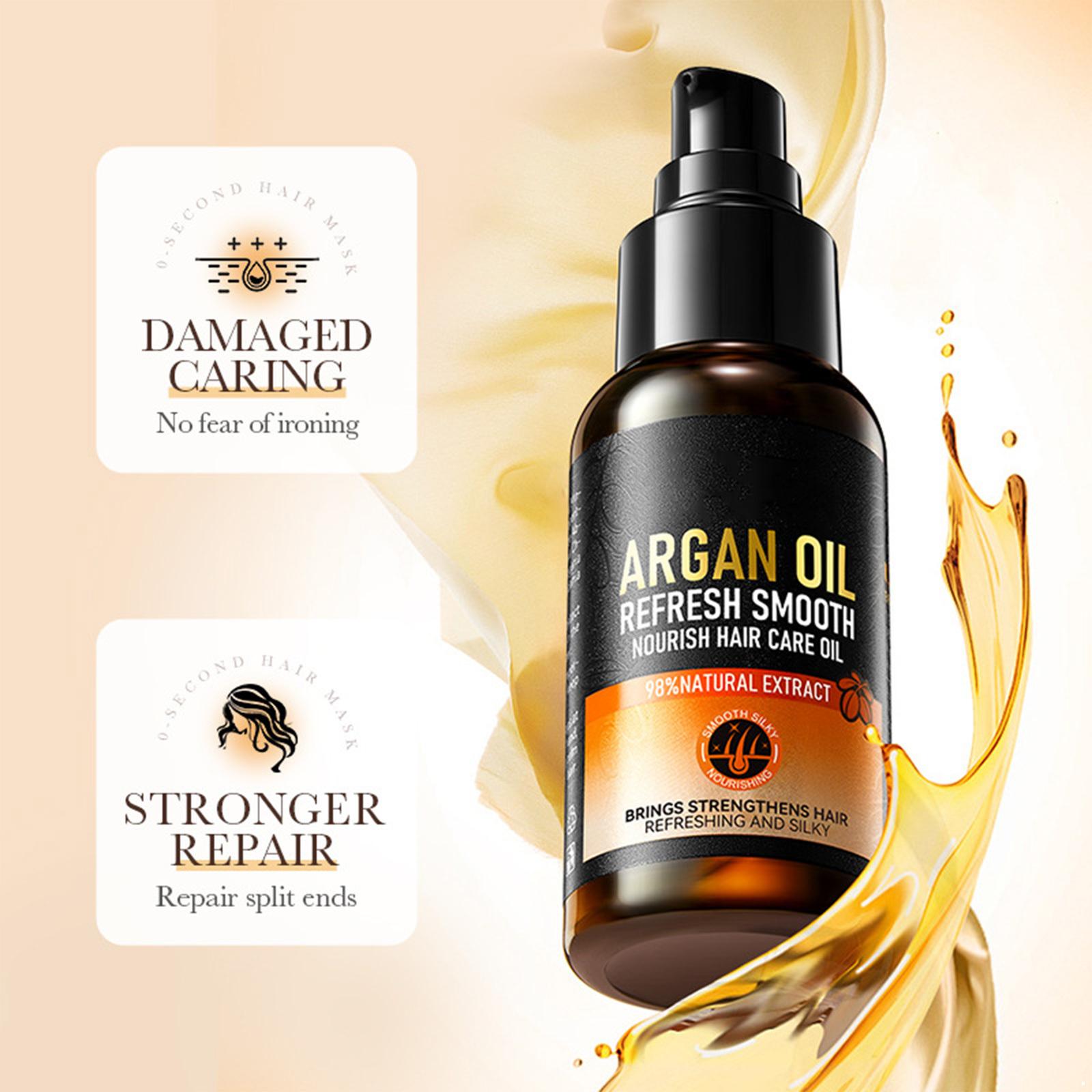 

60ml Hair Growth Essential Oil for Dry Hair Moisturizing and Repair Nourishing Scalp Care Strengthens and Thickens Hair One Size чёрный