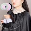 Silicone Stylist Cutting Collar Hair Dyeing Shawl Waterproof Neck Cape Wrap Cover Barber Hairdressing Hair Coloring Accessories