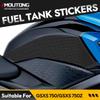 Motorcycle Sticker For GSXS 750 2017-2020 GSXS 750Z 2017-2020 Motorcycle Side Fuel Tank Pad Knee Protection