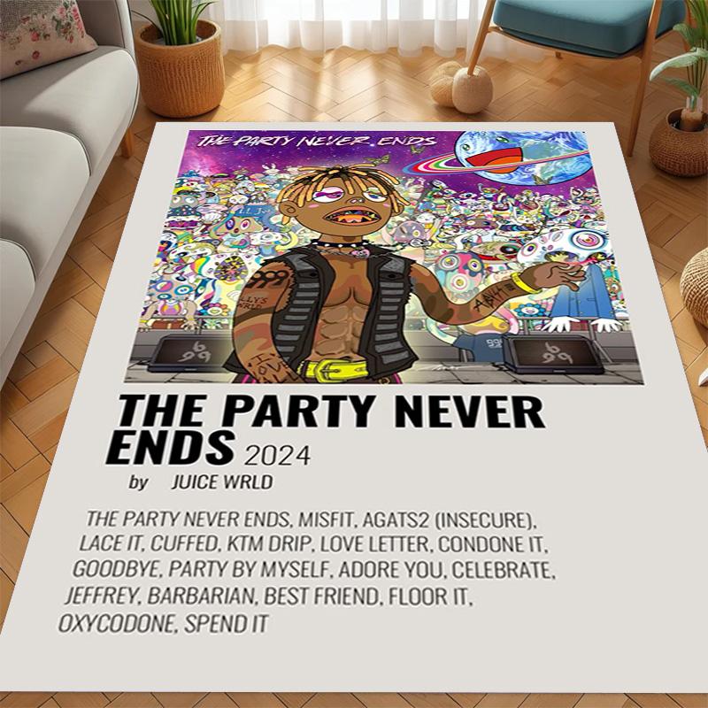 Juice Wrld: Legacy Sound Carpet Suitable for All Seasons Living Room and Bedroom Mats Art Bathroom Mat Office Chair Cushion