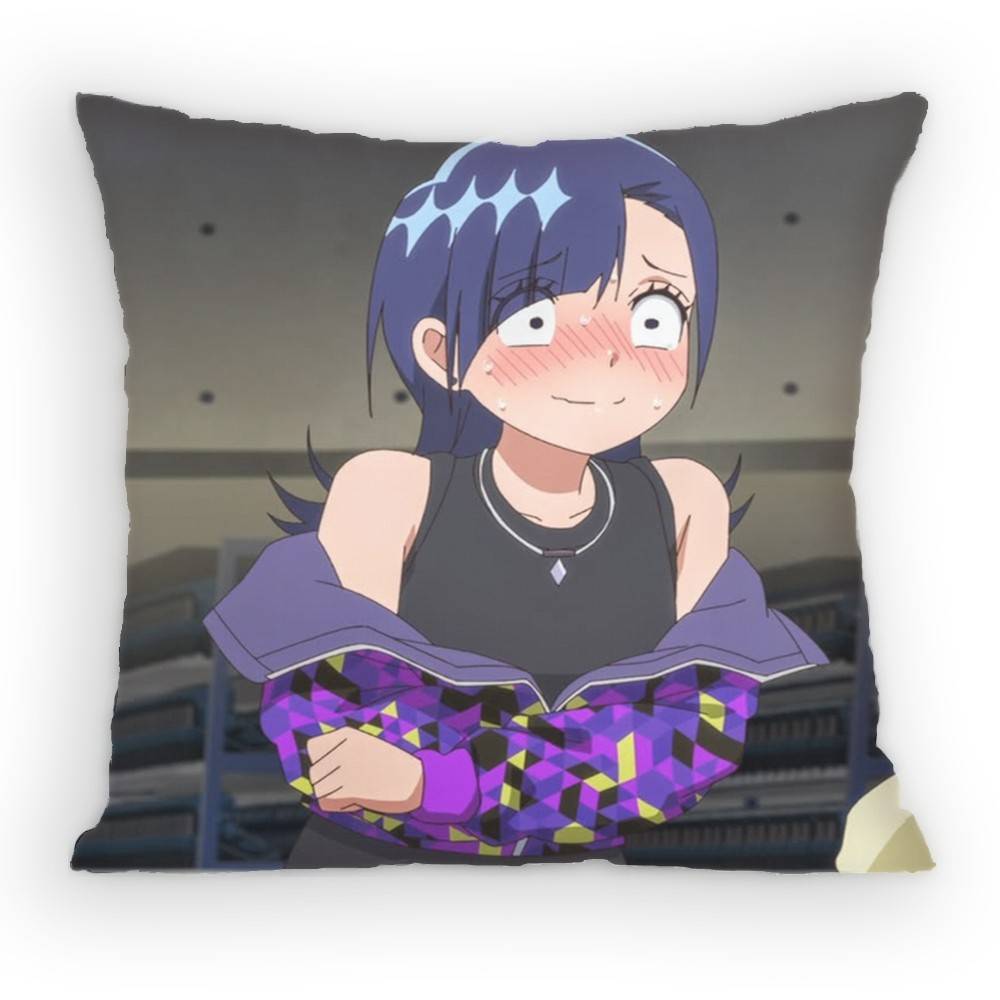 

Medalist Okazaki Iruka Pillow Case Antidustmite Pillowcase Invisible zipper silky Sofa cushion cover for bedroom 30x30 cm