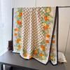Letter plaid simulation silk brocade fashion sunscreen spring and summer style silk scarf long scarf shawl versatile headscarf scarf