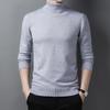 Winter New Thickened Super Warm Knitted Sweater Solid Color Lapel Comfortable Dad Casual Bottoming Shirt