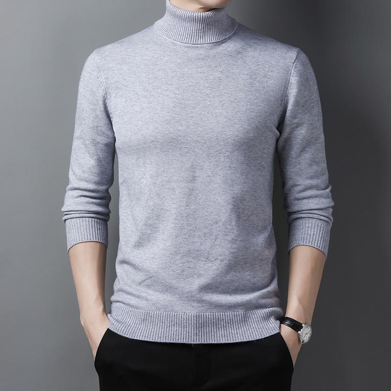 Зимний новый утолщенный супер теплый вязаный свитер — фото 3