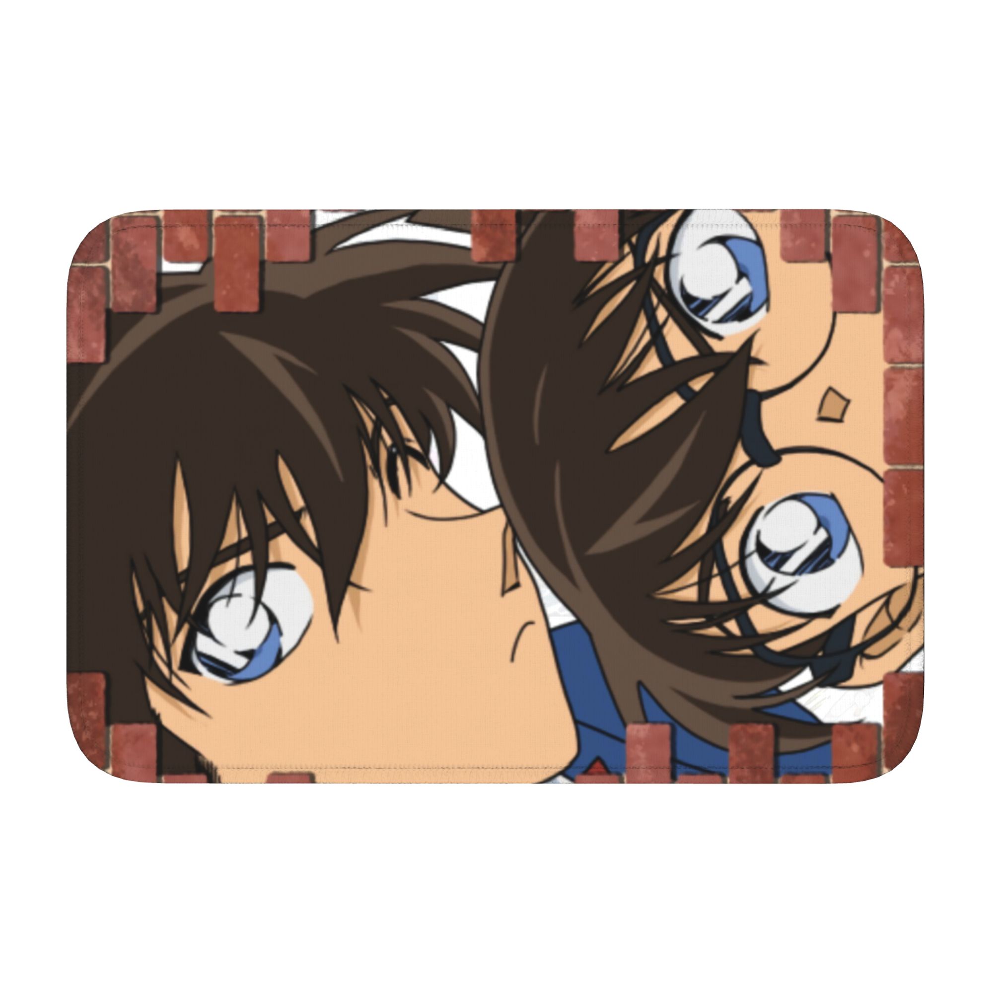 

Funny Detectived Anime Conan Front Door Mat Anti-Slip Indoor Welcome Quick Dry Doormat Living Room Entrance Rug Carpet Footpad 60cm x 90cm