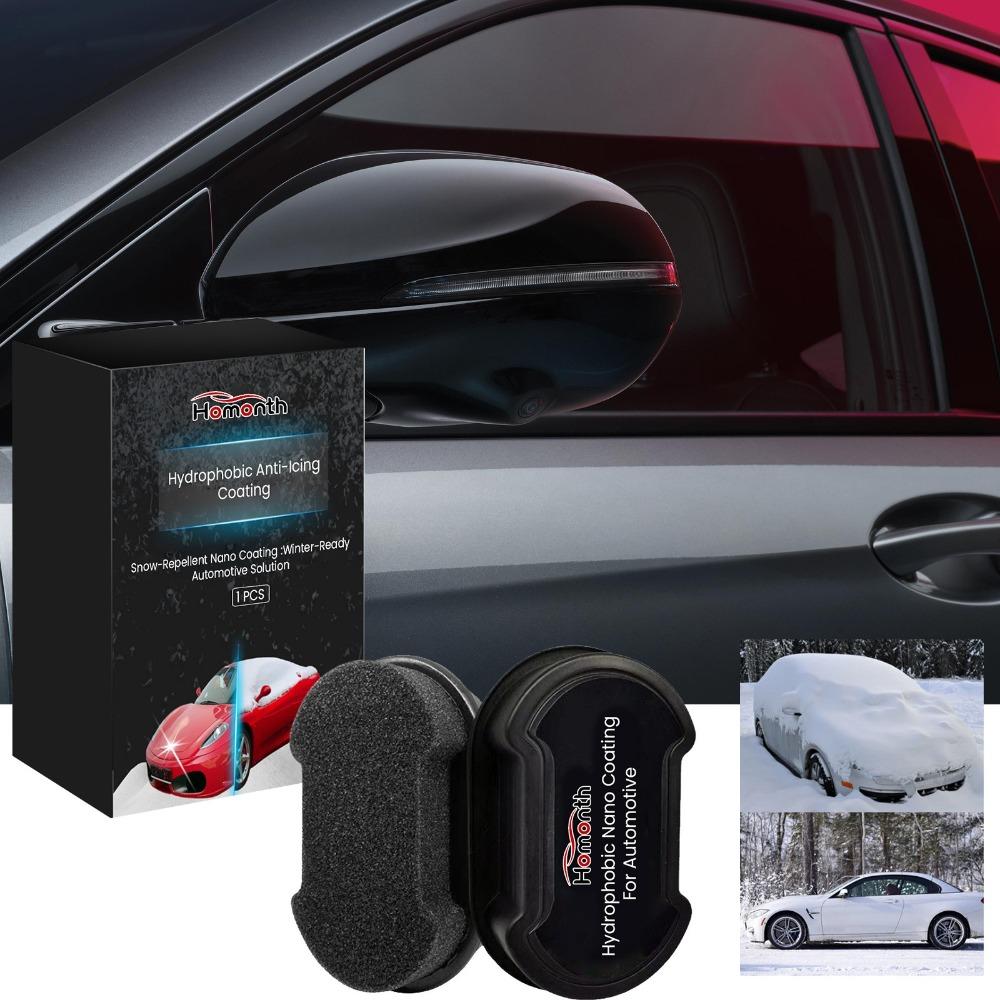 1 Winter Car Windshield Cleaner Black Portable Ice Snow Remover Mirror Windows Car Accessories Cleaning Sponge