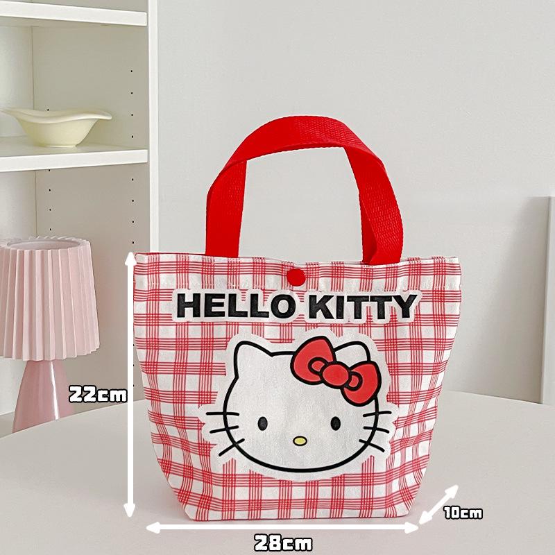Adorable Kitty Canvas Tote Bag - Perfect for Students and Women